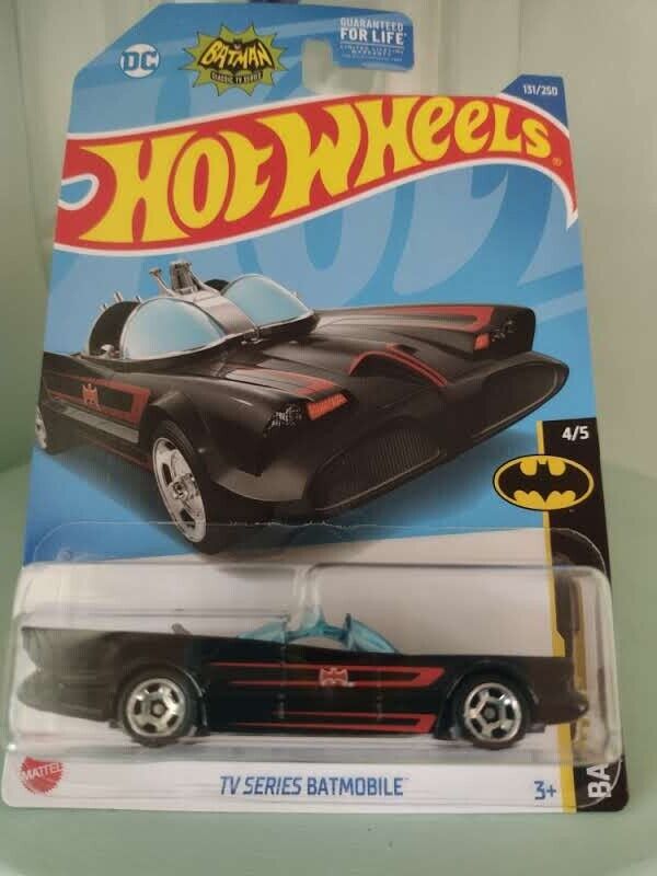  Hot Wheels 2022 - TV Series Batmobile - Batman 4/5 - 131/250 :  Toys & Games