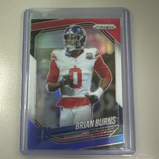 2025 Panini Prizm Brian Burns Red White & Blue Prizm COLOR MATCH #147