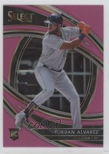 2020 Panini Select Premier Pink Prizm 5/10 Yordan Alvarez #154 b4d