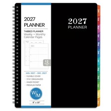 2027 Planner - 8" x 10" 2027 Planner Weekly and Monthly Jan. to Dec. 2027
