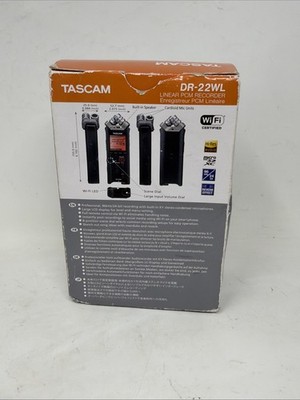 TASCAM DR-22WL Portable Handheld Recorder with Wi-Fi for sale