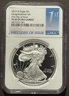 2019-W $1 SILVER AMERICAN EAGLE NGC PF69 CONGRATULATIONS SET FDOI : 07498