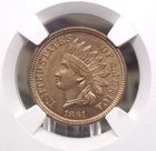 1861 Indian Head Copper Nickel Cent 1c NGC MS62 #015 Unc Uncirculated ECC&C, Inc
