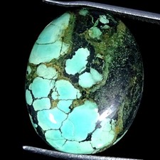 21.40Cts 100 Natural Superb Turquoise Oval Cabochon Gemstone 19X24X6MM