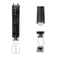 Translucent 2-in-1 Switch Keycap Puller 304 Stainless Steel Mechanical Black