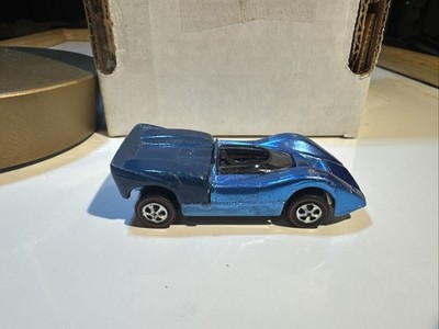 Vintage Hot Wheels Redline McLaren M6A 1968 Aqua w/ black interior