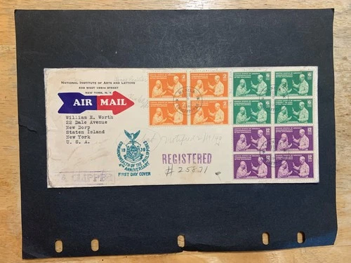Philippines 1939 registered FDC 1st day cover USA 4th Anniversary Commonwealth