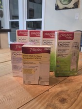 6 Boxes of Playtex Drop-Ins Liners Disposable Bottle Liners 50 Count White each.