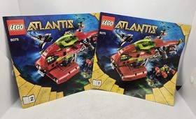 LEGO Atlantis: Neptune Carrier 8075 Complete Building Set w/ Instructions
