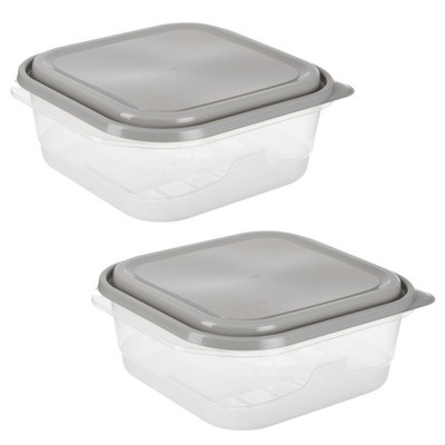 Everyware Extra Large Square Container 2 Pack Bpa Free