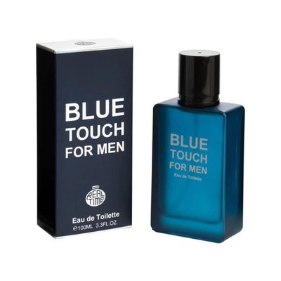 Real Time  Blue Touch Eau de Toilette for Men, 100 ml