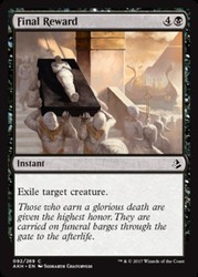 Final Reward 92/269 Amonkhet Common
