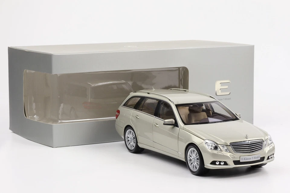 1:18 Minichamps Mercedes-Benz S212 Modello T Perlbeige Metallic Full Ope - Immagine 4 di 4