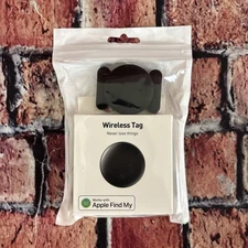 Wireless Tag Smart Bluetooth Tracker Works with Find My iPhone + Silicone Case