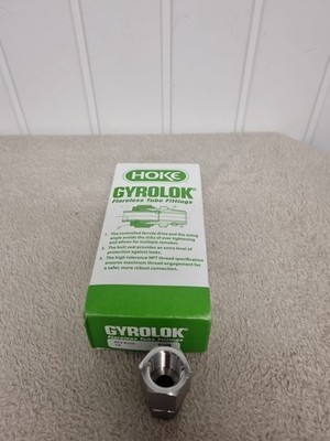1/2'' Rohr x 1/2'' FNPT 316ss Innengewinde Rohrverschraubung Hoke 8CF8316. 10 Stück