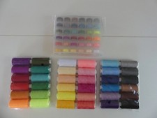 72 Pre-Wound Bobbins  Matching Thread Spools for Hand  Machine Sewing 36 Color