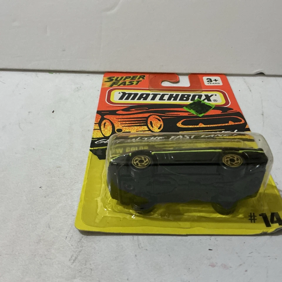 Coche de juguete Corvette Matchbox Gold '87 #14 1997 edición Challenge escala 1:64 usado Foto 4 de 4