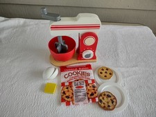 Melissa Doug Wooden Cookie Master Mixer Play Set, Bake and Blend For Ages 3
