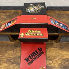 Small Tech Deck World Industries Lot Of Ramp And Stage  Finger Board Starter Kit