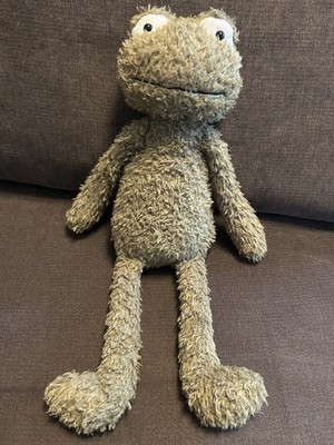 Jellycat Wild Thing grüner Frosch 14 Zoll Plüschtier Kuscheltier nicht mehr produziert selten