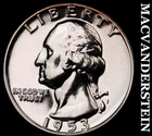 1953 Washington Quarter- Silver Lustrous Choice Gem Proof  #i4349