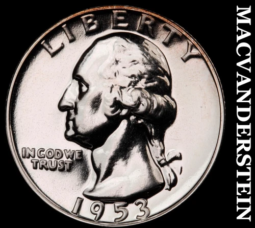 1953 Washington Quarter- Silver Lustrous Choice Gem Proof  #i4349