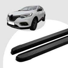 Trittbretter passend f&uuml;r Renault Kadjar ab 06/2015 (Model: MAJA, Farbe: Schwarz)
