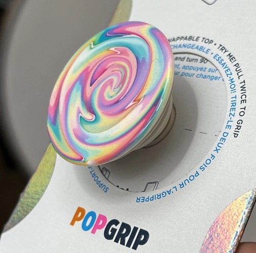 Popsockets Jawbreaker Gloss Neon Pink Swappable Top Holder Popsocket Pop Socket - 第 5/7 張圖片