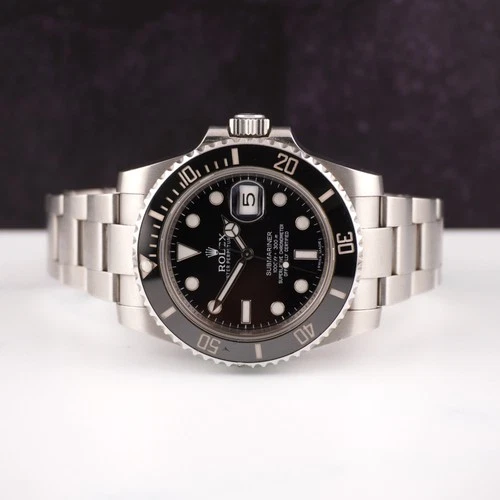 Rolex Submariner Date 40mm Ceramic Stainless Steel Black Dial Watch 116610LN