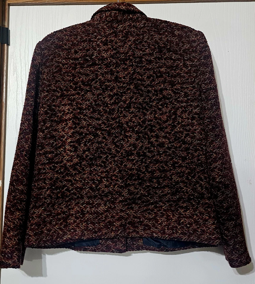 Blazer Requirements Tweed Multicolor Mujer’s Talla 14 Foto 2 de 4