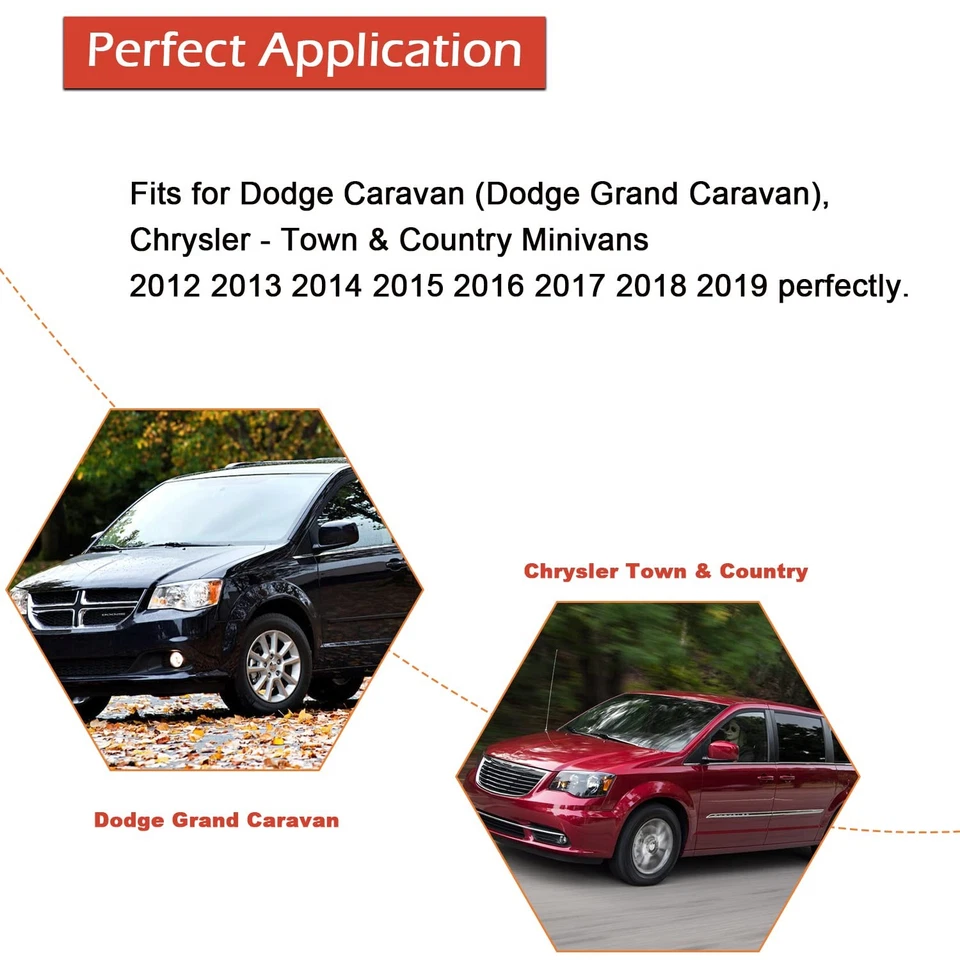 Juego de mangueras de aire acondicionado trasero para Dodge Grand Caravan 2012-2019 C68100 Foto 4 de 4