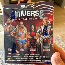 Topps 2026 WWE Universe Box WWE Wrestling Cards 72-Card Box Exclusive Inserts
