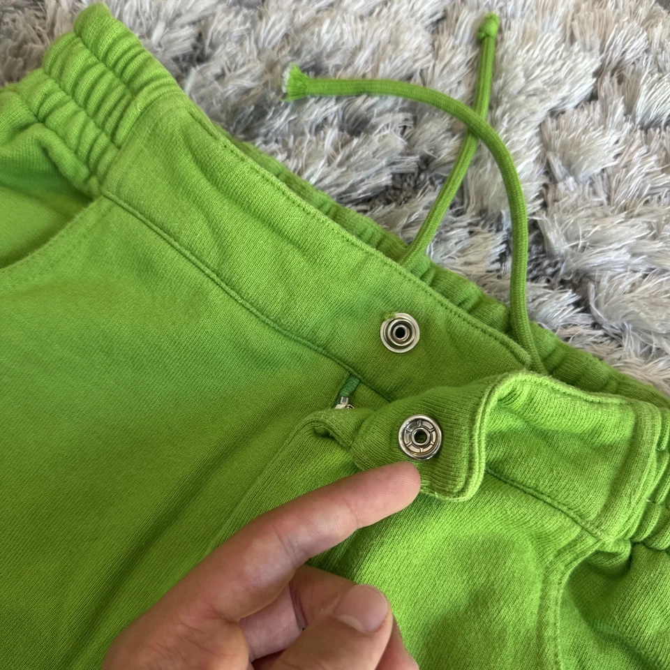 Pantalones deportivos holgados GRAIL Maison Margiela MM6 verde cintura ajustable Y2K talla pequeña Foto 3 de 4