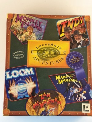 LucasArts Classic Adventures PC 1990 Adventure Point & Click Compilation