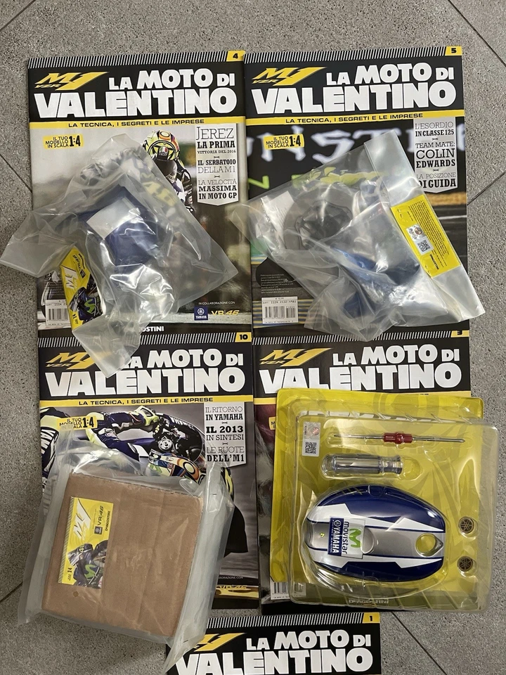 1/4 De Agostini Costruisci Moto Valentino Rossi N 1.3.4.5.6.7.8.9.10 - Immagine 2 di 3