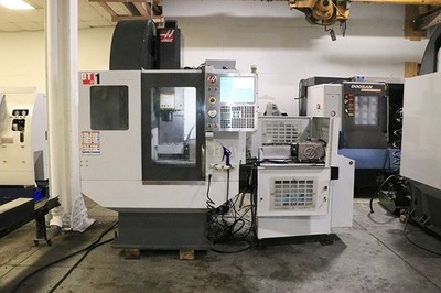 20'' X 16'' Y Haas DT-1 w/Midaco Pallet Changer & HRT Rotary Tbls VERTICAL MACHINI