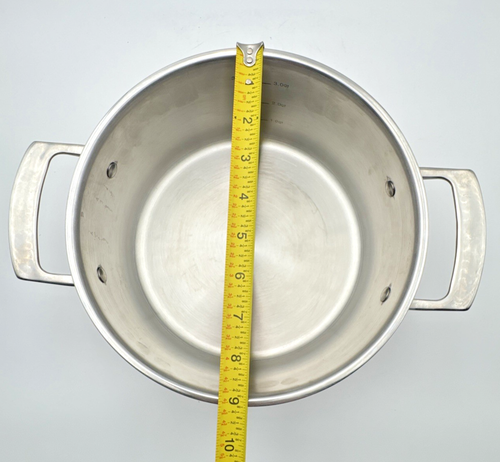 Viking Pro-Grade 4 Quart 3-lagig Kupfer plattiert Suppentopf Edelstahl innen + Glasdeckel - Bild 19 von 23