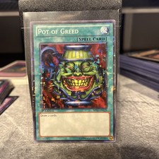 Pot of Greed (Mosaic Rare) BP02-EN129 Battle Pack 2: 1st Edition *Mint*