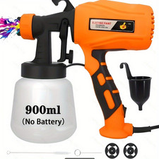 High Pressure Paint Sprayer Electric Airless HVLP Spray Gun, 3 Spray Patterns