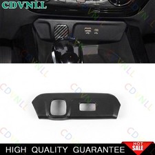 Para Chevy Trax 2023-2026 Consola Negro Mate Encendedor Panel Cubierta Borde