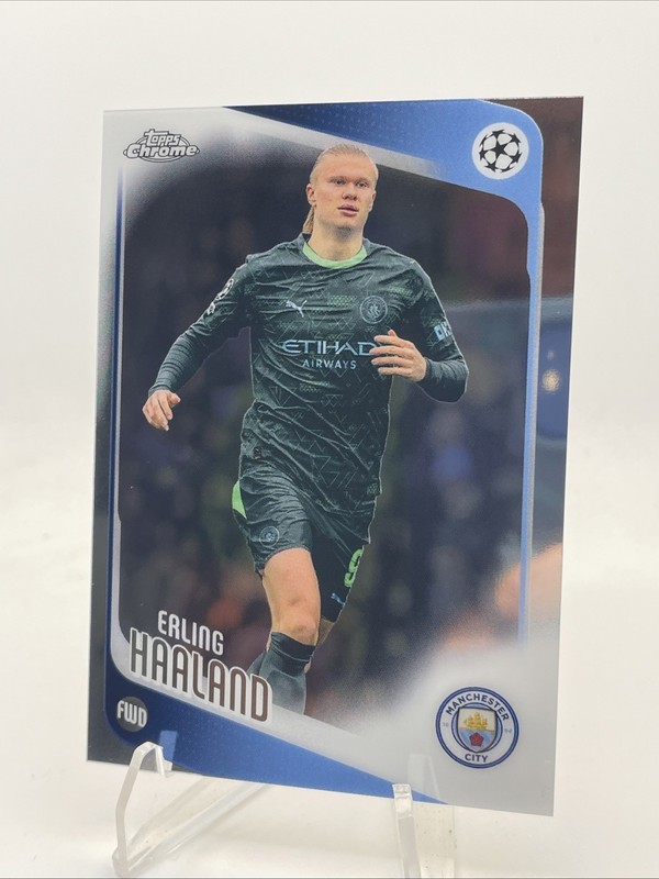 2025-26 Topps Chrome UEFA Club Competitions #181 Erling Haaland