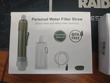 2 - Vortopt Gravity Water Filter / Personal Water Filter Straws 