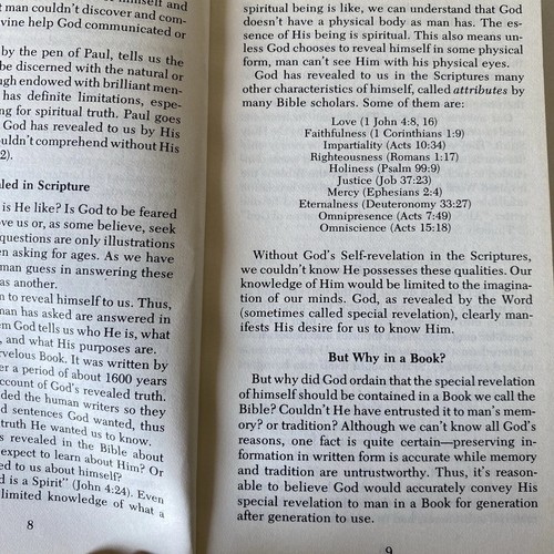 Libro de bolsillo pequeño The Inspired Scriptures by Charles W Ford 1978 religioso - Imagen 14 de 14