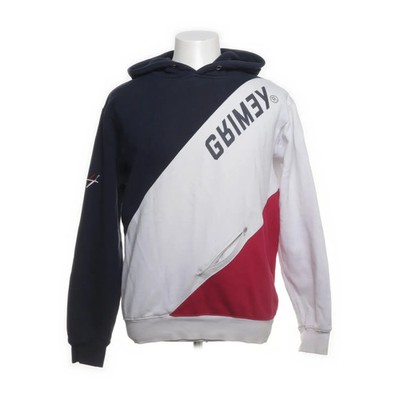 GRMY, Kapuzenpullover, Größe: M, Blau/Weiß, Print, Sweat #l43