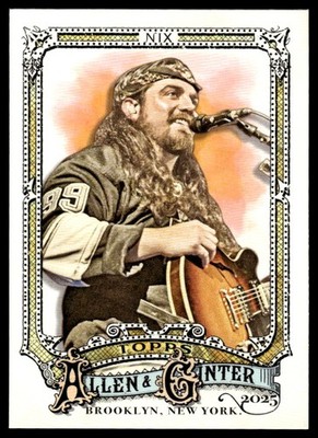 2025 Topps Allen & Ginter Drew Nix #255 The Red Clay Strays Baseball Card