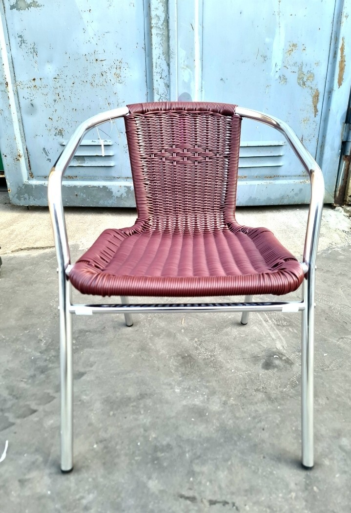 Alu Flecht Stuhl Columbia VEGA Terrasse Garten Gastronomie Stühle Outdoor