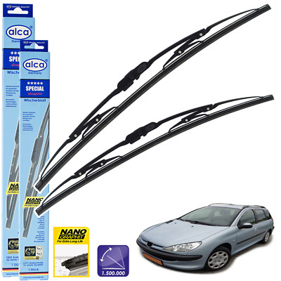 Fits Peugeot 206 Sw 2001-2006 Windscreen Wiper Blades AS22'' 22'' Alca Special