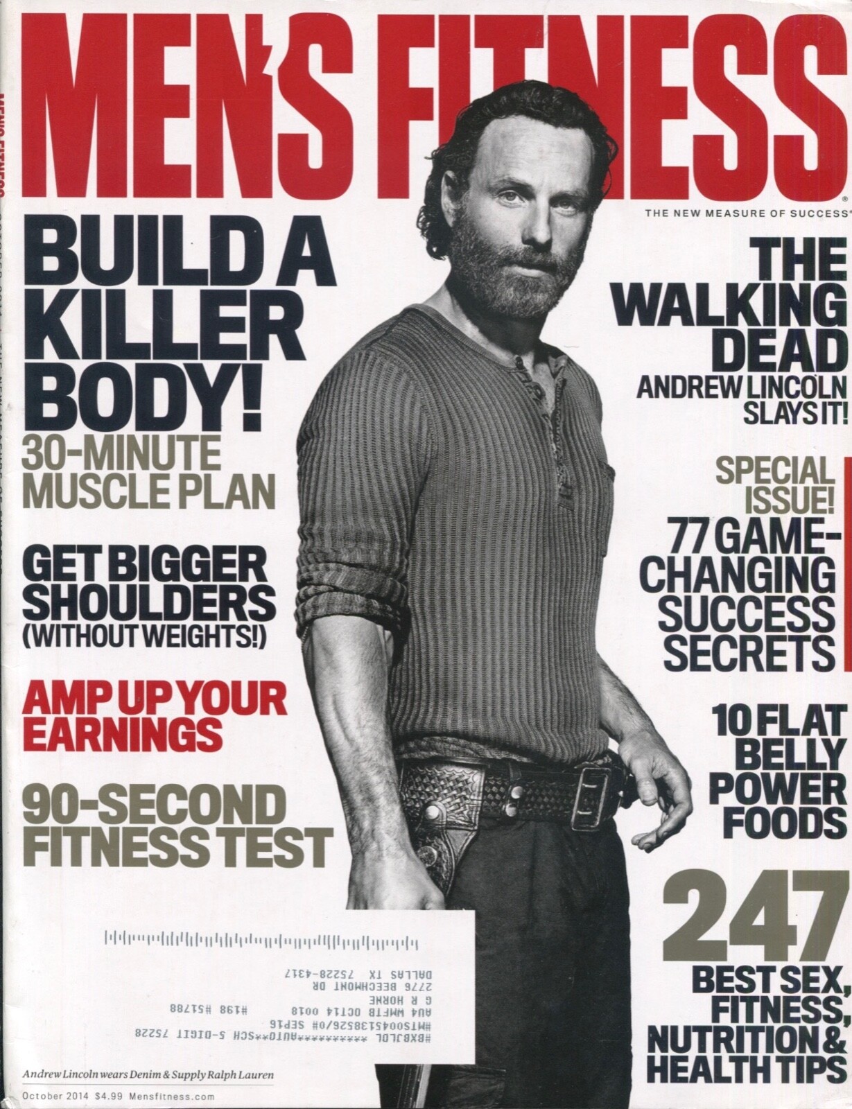 Andrew Lincoln Mens Fitness