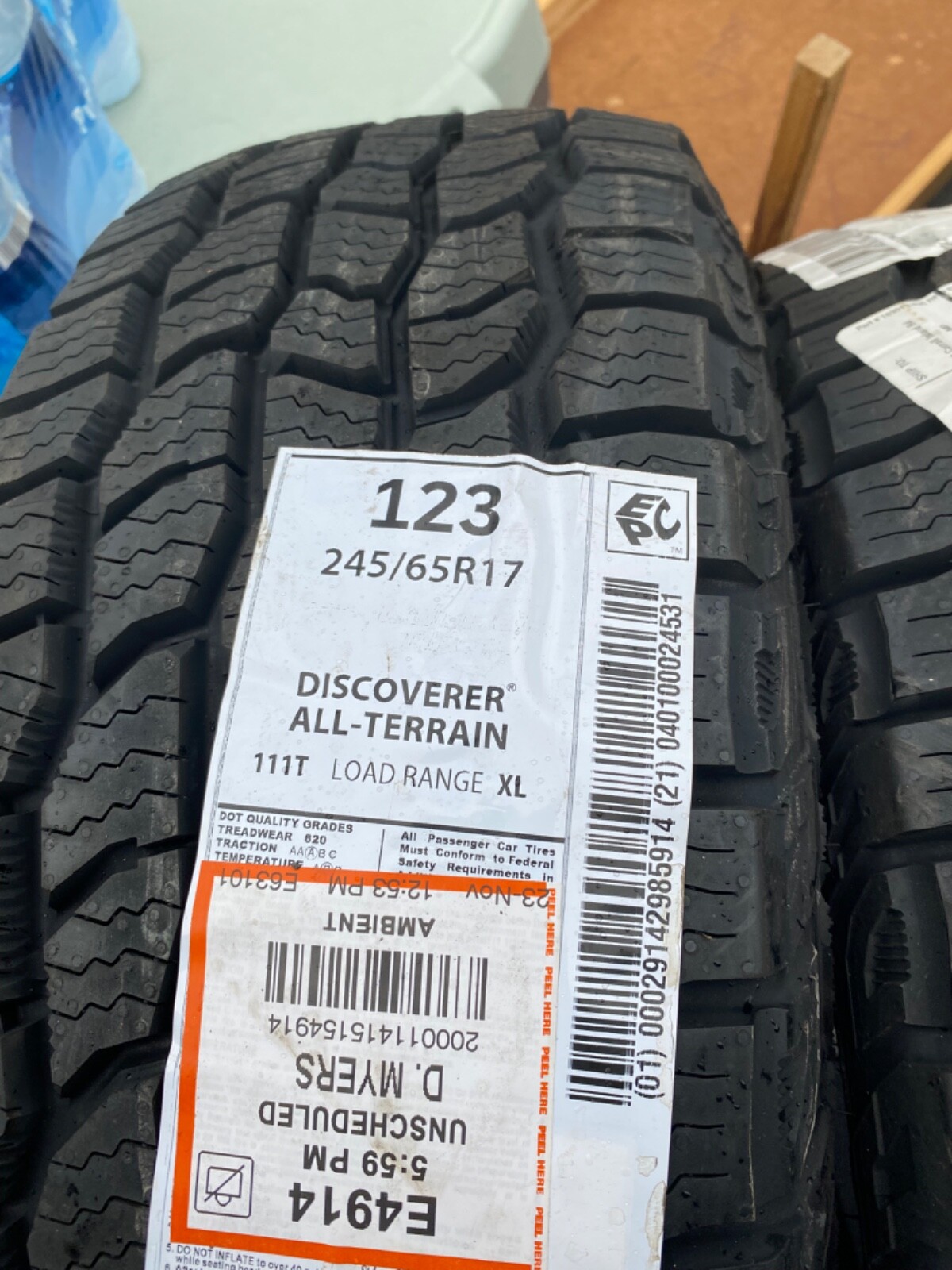 Cooper Discoverer Road Trail AT 255/65R17 Tire | eBay
