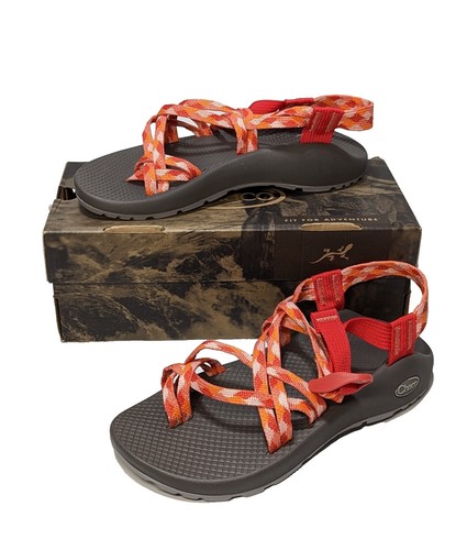 Chaco Mens Outcross Water Shoes Brown Orange Bungee Laces Size 12 Chaco Mens Outcross Water Shoes Brown Orange Bungee Laces  main image 3